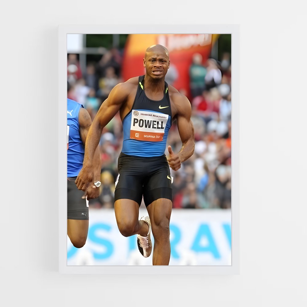 Poster Course d'Asafa – affiche Athlétisme (vue 3)